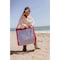 Picnic Time Family Of Brands Beachcomber Portable Beach Chair & Tote, Blue Pinstripe 802-00-333-000-0 - alternate 2