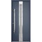 Vdomdoors Steel Door Deux 1717 Gray Graphite Stainless Inserts Single Modern Painted 36x80 DEUX1717EXD-GRE-W36xH80-RH-O - alternate 2