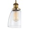 Jonathan Y Cleo 5.5" Adjustable Metal/Glass LED Pendant, Brass Gold JYL3518B - alternate 2
