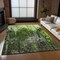 Homeroots 9' X 12' Green And Lime Green Abstract Washable Indoor Outdoor Area Rug 577245 - alternate 2