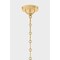 Hudson Valley Lighting Cambridge 6 Light Chandelier in Aged Brass/Soft Crimson by Mark D. Sikes MDS121-AGB/CRN - alternate 2