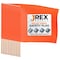 Jrex Safety 18 in x 18 in Orange Warning/Safety Flag with 24 in Wood Staff, 12PK WF24-JR-12PK - alternate 1