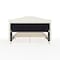 Martha Stewart Amelia Queen Upholstered Platform Bed with Curved Headboard and Cushioned Siderails TW-3WDB02B-Q-OWH-MS - alternate 2