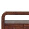 Homeroots 43in Brown Solid Wood Enclosed and Open Storage TV Stand 719186 - alternate 2