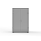 Strong Hold 14 GA Bin Cabinet with 3 Shelves - 48 In W. x 75 In. H x 24 In. D - 156 Red Bins 46-BBS-243-156R-L - alternate 2