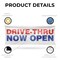 Signmission Drive Thru Now Open, 36 Inch x 96 Inch, Vinyl Banner B-96-30549 - alternate 2