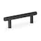 Kingston Brass Cabinet Knurled Pull for Bathroom, 96 mm, Matte Black RBP30609MB - alternate 1