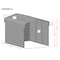 Arrow Storage Products 10 x 15 x 9 ft Eggshell Steel Carport with 3 Wall Kits CPH101509ECL3 - alternate 2