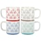 Gibson Home Morning Mist 4 Piece 18 Ounce Stoneware Mug Set in Assorted Colors 136620.01 - alternate 1