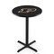 Holland Bar Stool Co 42" Blk Wrinkle Purdue Pub Table, 36" dia. Top L211B4236Purdue - alternate 1