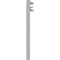 Lorell Relevance Series Side Leg Frame, 28.5" x 23.3", For 23.63" Deep Desktops, Silver LLR16204 - alternate 1