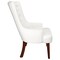 Leisuremod Spruce Collection Modern Wooden Dining Chair in White, 4PK SC24W4 - alternate 2