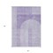 Homeroots 3' X 5' Lavender And Purple Geometric Washable Indoor Outdoor Area Rug 582722 - alternate 2
