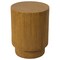 Leisuremod Eden 14 in Round Stone Side Table, Weatherproof Pedestal Base, Fully Assembled EST14BR - alternate 2