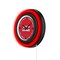 Holland Bar Stool University of Louisiana at Lafayette 15 Double Neon Wall Clock Clk15BK - alternate 2