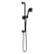 Brizo Litze Slide Bar Handshower with H<sub>2</sub>OKinetic<sup></sup> Technology Matte Black/Luxe Steel 88735-BLSL - alternate 2
