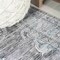 Jonathan Y Bausch Bohemian Distressed Chenille Non-Slip Machine-Washable Dark Gray/Blue 3 ft. x 5 ft. Area Rug WSH201D-3 - alternate 2