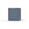 Strong Hold 6 drawer cabinet - (6x 4ft) - Blue accents - Keyed Alike S3036-PPAAS-0601FS - alternate 2