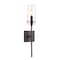 Jonathan Y Cato 4.5" 1-Light Bohemian Farmhouse Iron/Glass LED Vanity, Oil Rubbed Bronze/Clear JYL7805A - alternate 1