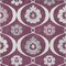 Homeroots 3' X 5' Eggplant Ivory And Gray Medallion Washable Indoor Outdoor Area Rug 589602 - alternate 2