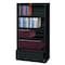 Hirsh 36" W 5 Drawer File Cabinet, Black, Letter 17902 - alternate 2