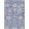 Homeroots 8' X 10' Blue Pink And Ivory Floral Washable Indoor Outdoor Area Rug 605310 - alternate 2