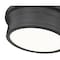 Z-Lite Bentley Matte Black 1 Light Flush Mount 7702F12-MB-LED - alternate 2
