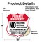 Signmission Private Property Shield Sign No Soliciti, 18 Inch X 18 Inch, Vinyl Decal SHI-D-18-451 - alternate 2