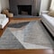 Homeroots 8' X 10' Taupe Beige And Gray Abstract Washable Indoor Outdoor Area Rug 582875 - alternate 2