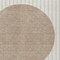 Homeroots 3' X 5' Ivory And Brown Striped Washable Indoor Outdoor Area Rug 597169 - alternate 2
