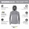 Milwaukee Tool Hoodie, M, Gray, Women's F550G-M - alternate 2