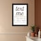 Homeroots Text Me if You Run Out of Toilet Paper 1 Black Framed Print Wall Art 416228 - alternate 2