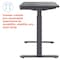 Motionwise Motionwise Electric Height Adjustable De, 24 in D X 48 in H, 48 in W X Wood and Steel, Gray SDG48CG - alternate 2