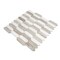 Apollo Tile Mirage 12x12 Warm Beige White Marble Mosaic Picket Wall and Floor Tile (5.3 sq ft/case), 5PK APLSAH88G40A - alternate 1