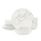 Elama Sydney 16 Piece Porcelain Double Bowl Dinnerware Set, Service for 4 750123742M - alternate 1