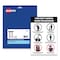 Avery Preprinted Surface Safe Wall Decals, 7 x 10, Prevent Germs from Spreading, White/Black Face, 5PK 83174 - alternate 1