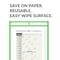 C-Line Products 9" x 12" Green Stitched Neon Shop Ticket Holders, 15/BX 43913 - alternate 2