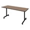Regency Kobe Mobile T-Base Training Seminar Table, 72 in W, 24 in L, Noble Oak MKTRCC7224NO - alternate 1