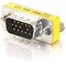 C2G HD15 VGA M/M MINI GENDER CHANGER COUPLER 20686 - alternate 1