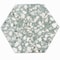 Apollo Tile Zenith 9 x 11 in. Matte Sage Green Porcelain Hexagon Wall and Floor Tile 8.07 sq ft/case, 16PK HEX88TERSAGA - alternate 1
