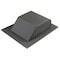 Gaf Master Flow 60 sq. in. NFA Aluminum Slant Back Roof Louver Static Vent, Shingle Match Weathered Wood SSB960ASMWW - alternate 1