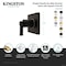 Kingston Brass Single-Handle Six-Way Diverter Valve with Square Trim Kit, Polished Chrome KS4041NDL - alternate 2