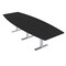 Skutchi Designs 12ft Conference Table With Power Unit | 12 Person Modular Boat Meeting Table | Harmony Series HAR-BOT-48X144-T-U999ST19-NA - alternate 1