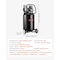 Vevor 10-Gallon Air Compressor 2HP 4.8 SCFM at 90PSI Max 125PSI Oil-Free Tank 1680D-148BS/125-10A34L - alternate 2