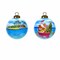 Homeroots Rowing Santa Express Hand Painted Mouth Blown Glass Ornament 477544 - alternate 2