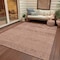 Homeroots 10' X 14' Blush And Mauve Medallion Washable Indoor Outdoor Area Rug 616105 - alternate 2