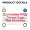 Signmission Community Wide Garage Sale this Saturday, 48 Inch x 120 Inch, Vinyl Banner B-120-30522 - alternate 2