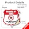 Signmission Beware Of Ticks Shield Sign Ticks May Be, 12 inch X 12 inch, Vinyl Decal, 2PK SHI-D-2PACK-12-362 - alternate 2
