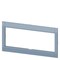 Siemens cover frame for door cutout 183.6 x 70.7 mm WxH accessory for: circuit 3VA9374-0SB10 - alternate 1