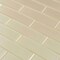 Apollo Tile Chiffon White 11.8 in x 11.8 in Glass Glossy Floor and Wall Mosaic Tile 4.83 sqft/case, 5PK APLC8801A - alternate 2